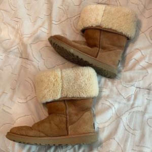 UGG boots, well worn